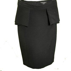 WHITE HOUSE BLACK MARKET Black Pencil Skirt. Office Business Casual Chic XS US 0